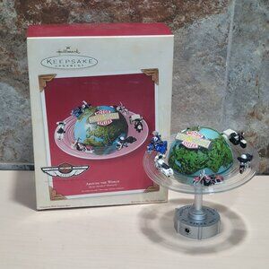 Hallmark Ornament Harley Davidson Motors Around The World Sound & Motion 2003